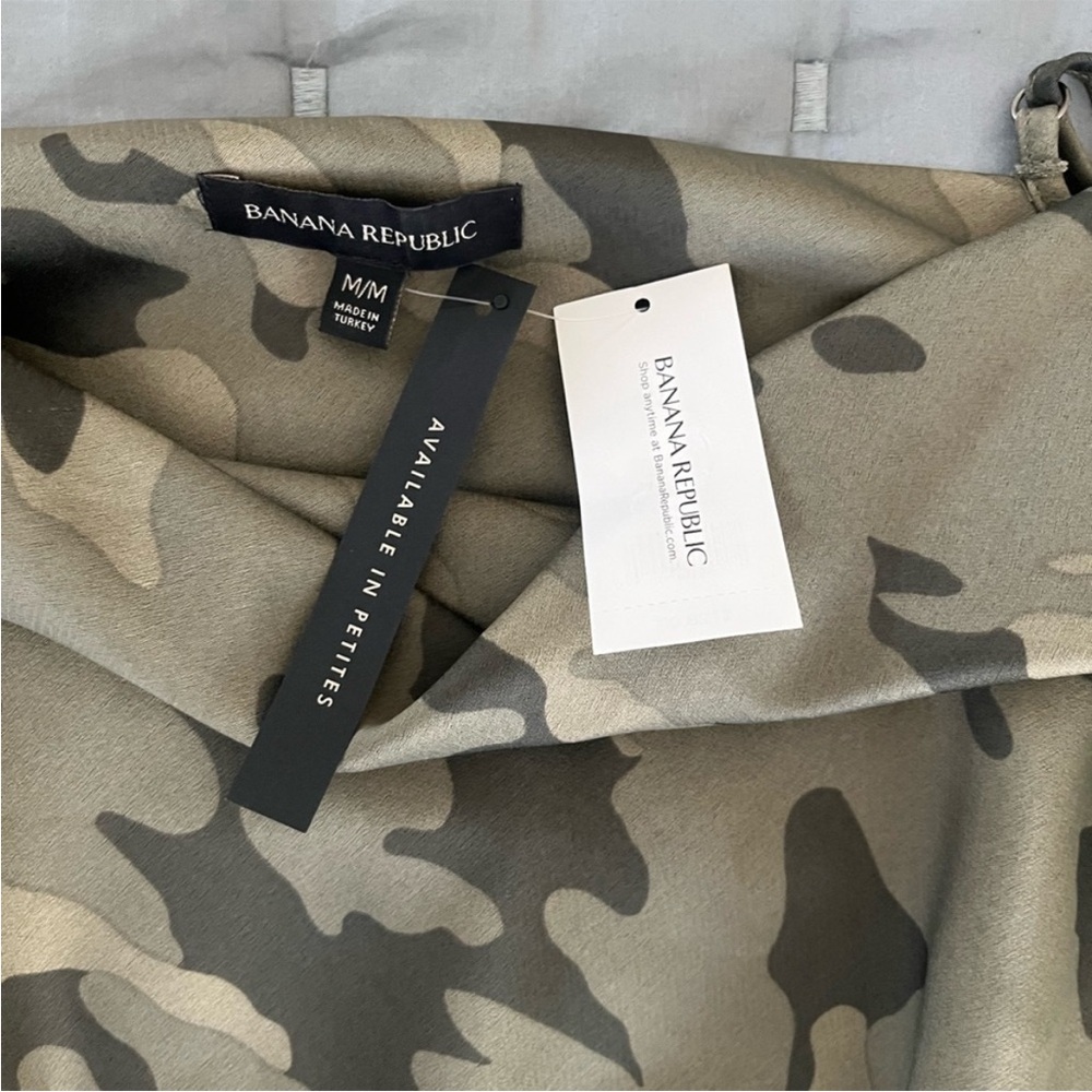 NWT Banana Republic Camouflage Slip Dress Medium - Picture 5 of 6